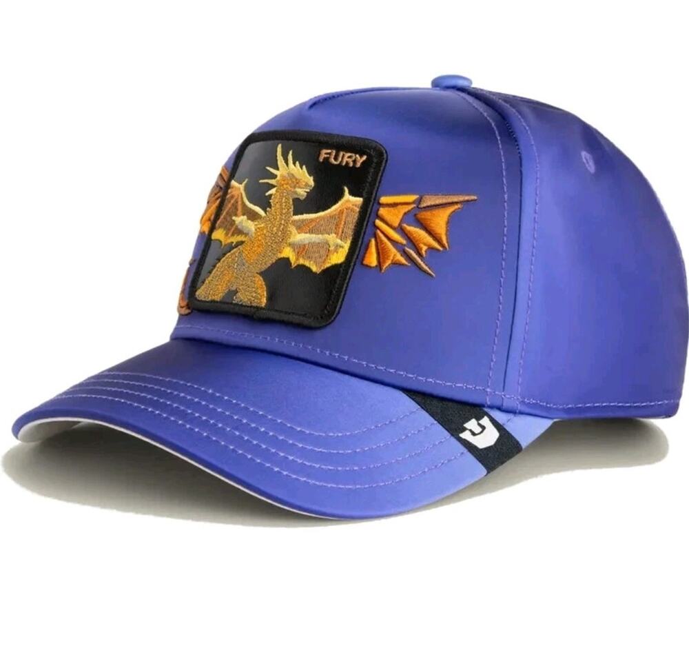 Goorin Bros The Farm Fury Patch Trucker Hat Purple